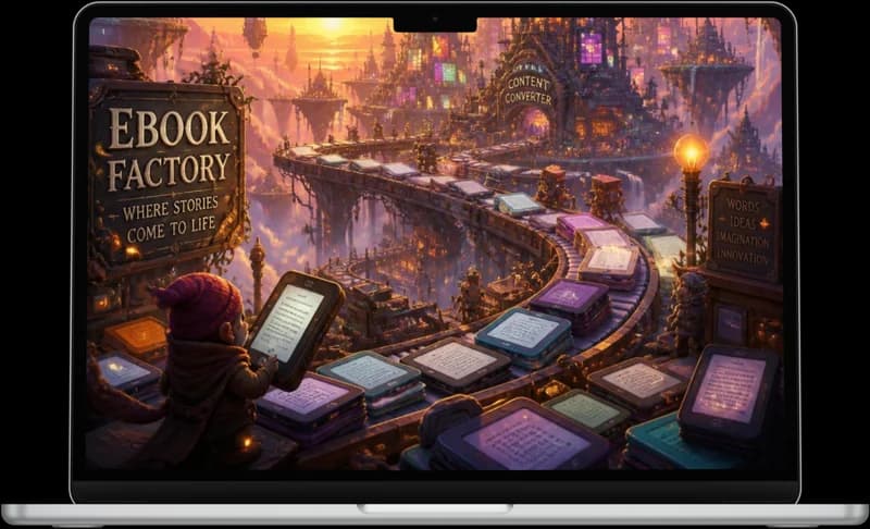 Aula: A fantástica fábrica de fazer e‑books